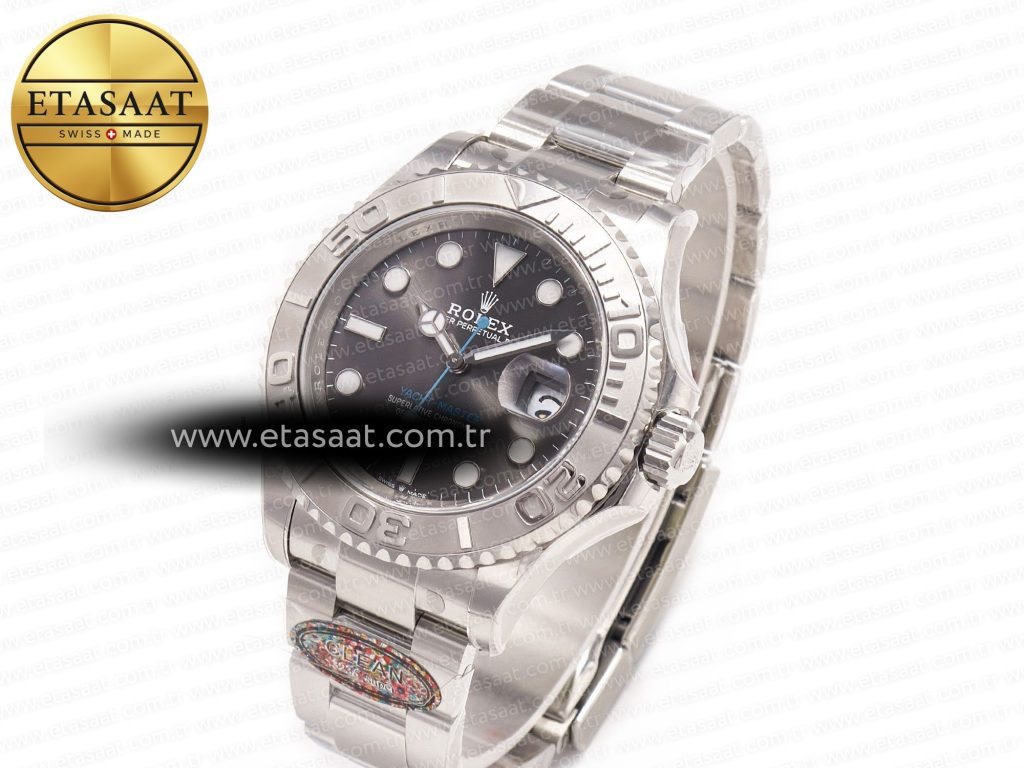 yacht master 126622 clean 11 best edition 904l steel gray dial on ss bracelet vr32351