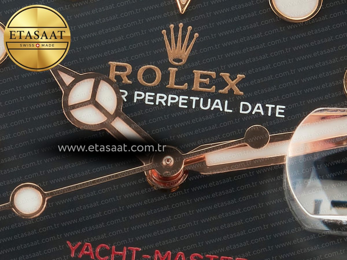 Rolex Yacht-Master 126655 ARF RG/Tungsten1:1 Best Edition on Oysterflex Rubber Strap VR3235（Gain Weight ） - Görsel 10