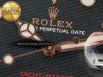 Rolex Yacht-Master 126655 ARF RG/Tungsten1:1 Best Edition on Oysterflex Rubber Strap VR3235(Gain Weight ) - Görsel 10