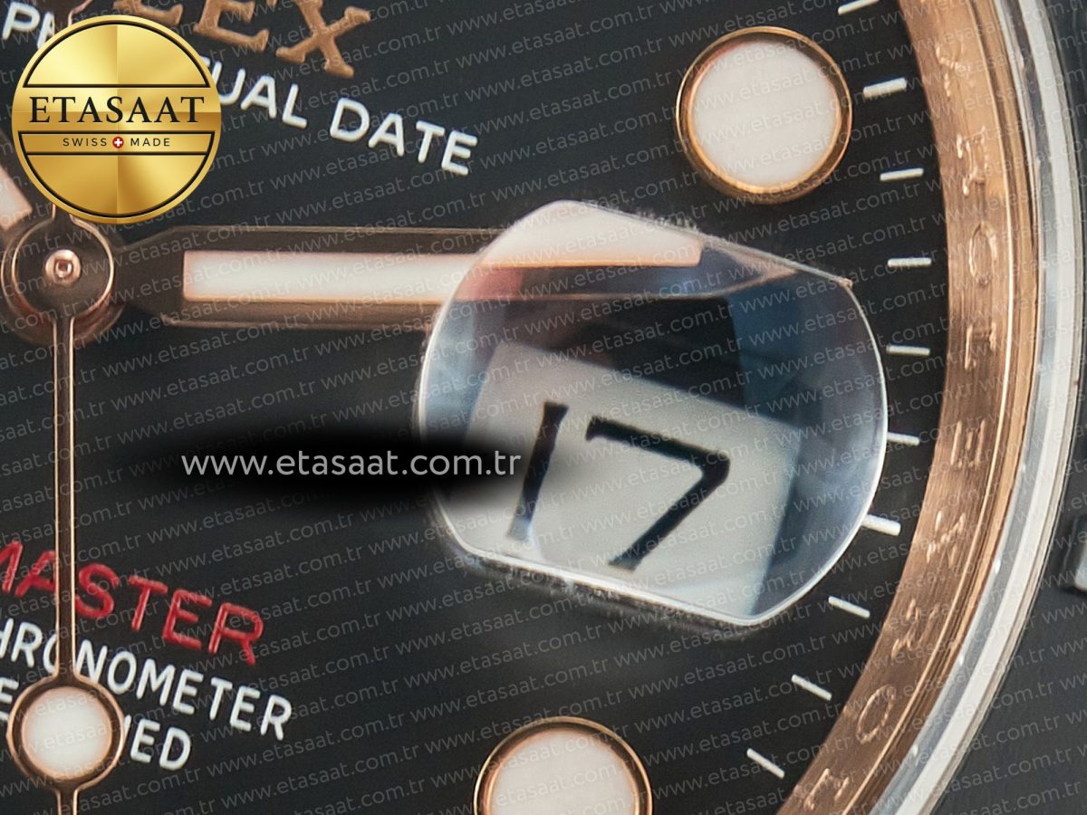 Rolex Yacht-Master 126655 ARF RG/Tungsten1:1 Best Edition on Oysterflex Rubber Strap VR3235（Gain Weight ） - Görsel 11