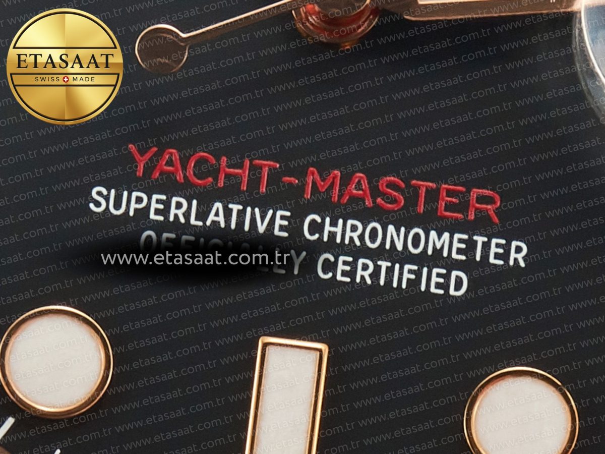 Rolex Yacht-Master 126655 ARF RG/Tungsten1:1 Best Edition on Oysterflex Rubber Strap VR3235（Gain Weight ） - Görsel 12