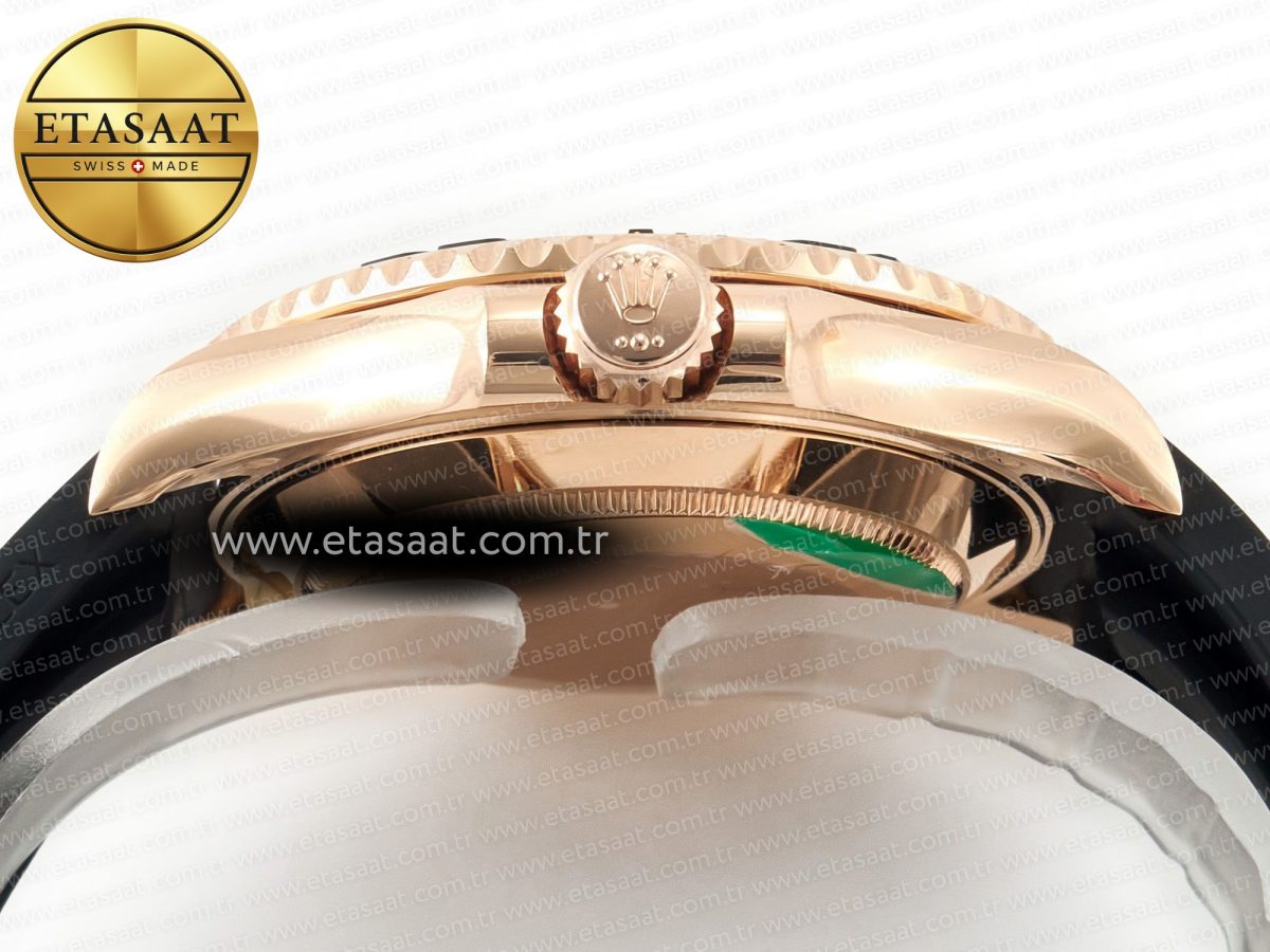 Rolex Yacht-Master 126655 ARF RG/Tungsten1:1 Best Edition on Oysterflex Rubber Strap VR3235（Gain Weight ） - Görsel 15