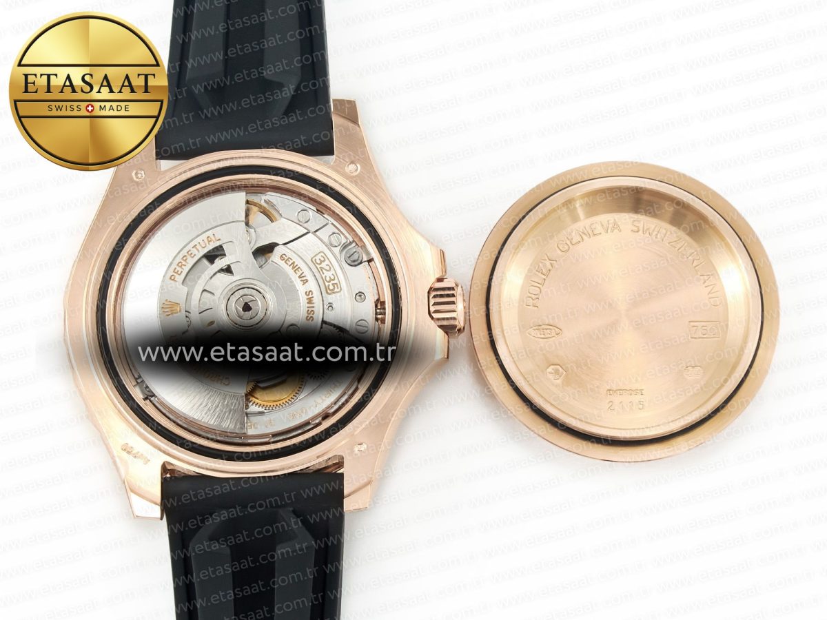 Rolex Yacht-Master 126655 ARF RG/Tungsten1:1 Best Edition on Oysterflex Rubber Strap VR3235（Gain Weight ） - Görsel 18