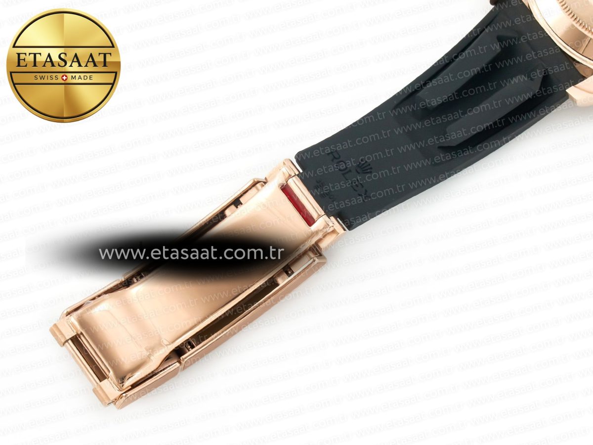 Rolex Yacht-Master 126655 ARF RG/Tungsten1:1 Best Edition on Oysterflex Rubber Strap VR3235（Gain Weight ） - Görsel 27