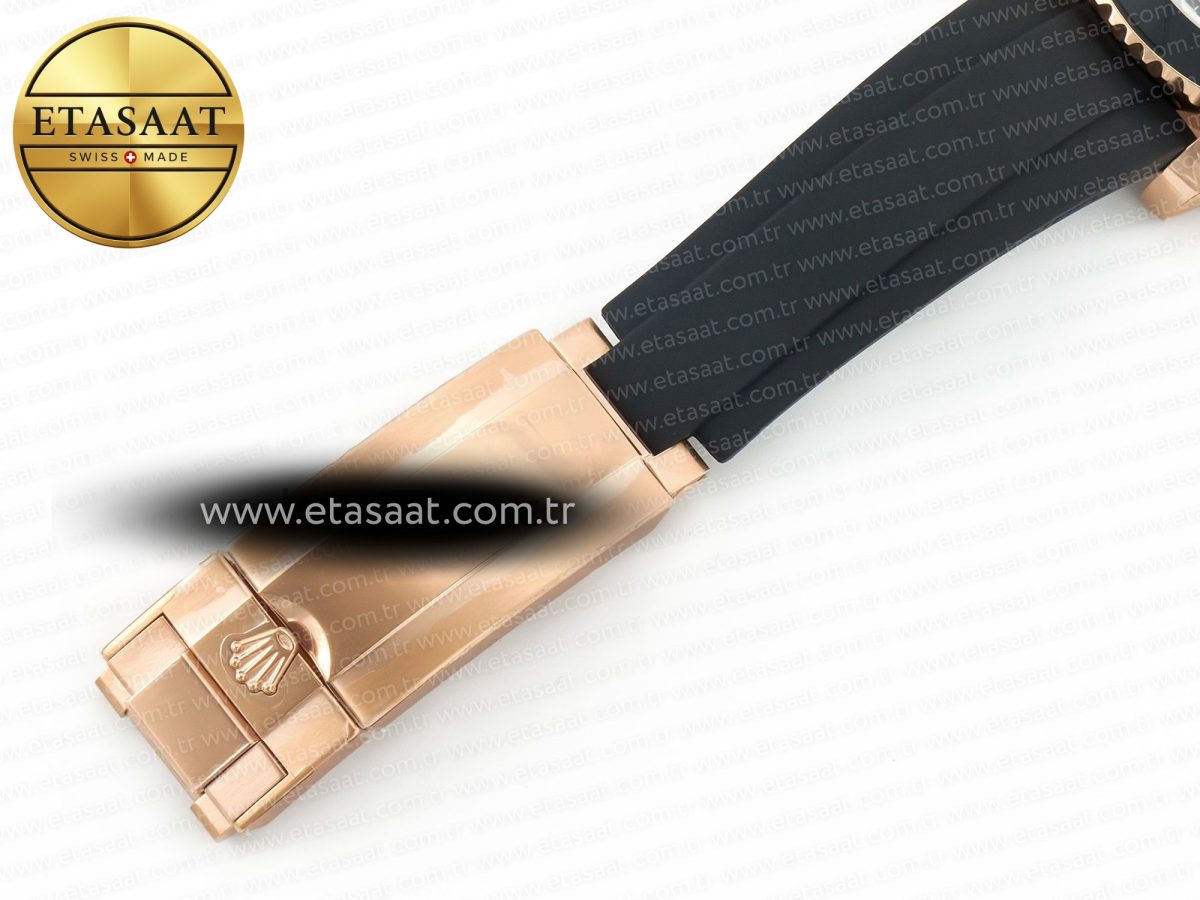 Rolex Yacht-Master 126655 ARF RG/Tungsten1:1 Best Edition on Oysterflex Rubber Strap VR3235（Gain Weight ） - Görsel 28