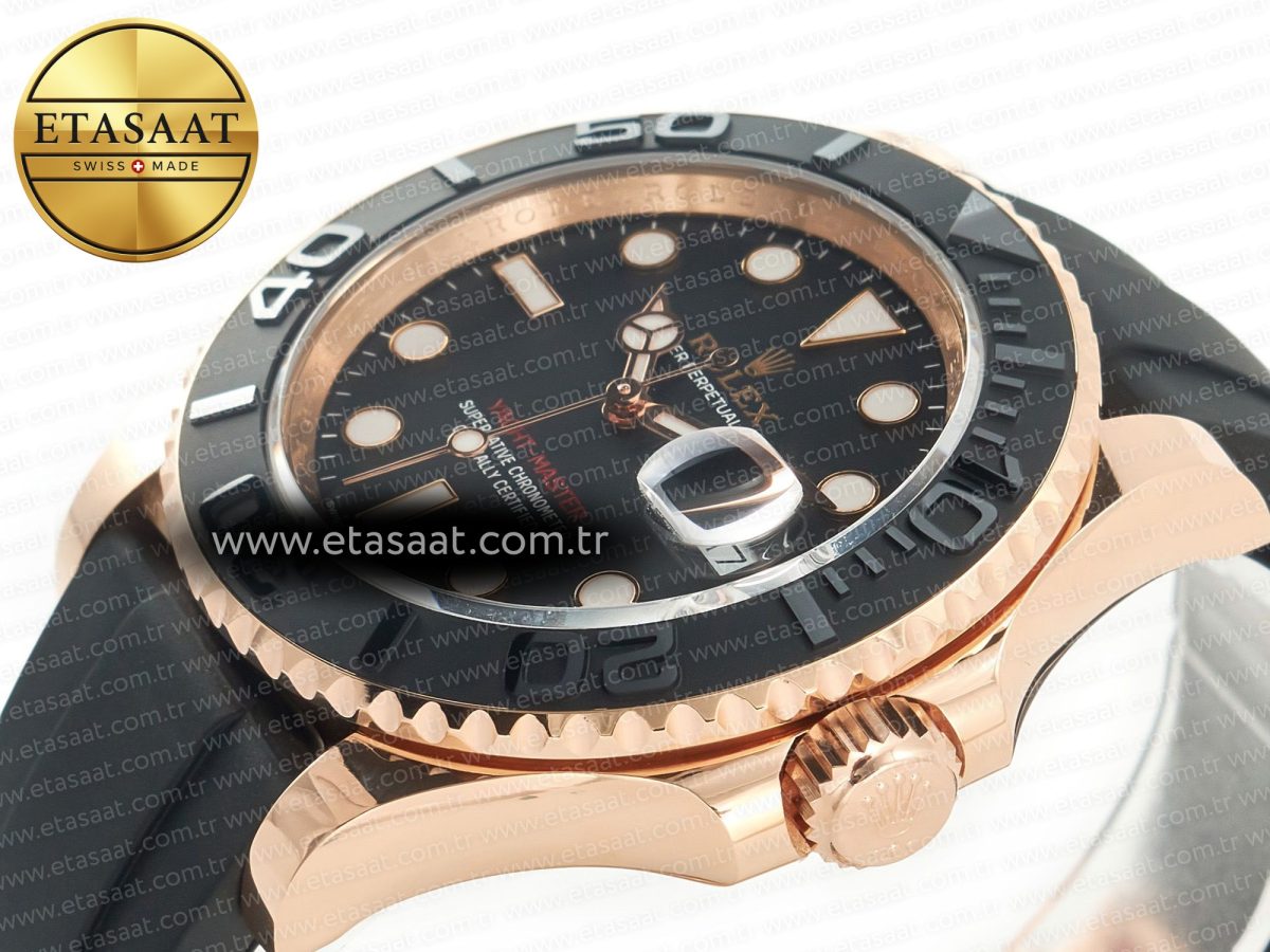 Rolex Yacht-Master 126655 ARF RG/Tungsten1:1 Best Edition on Oysterflex Rubber Strap VR3235（Gain Weight ） - Görsel 6