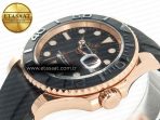 Rolex Yacht-Master 126655 ARF RG/Tungsten1:1 Best Edition on Oysterflex Rubber Strap VR3235(Gain Weight ) - Görsel 6
