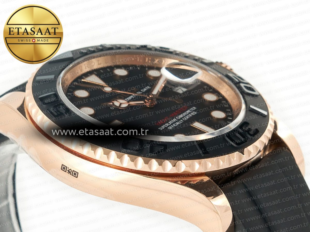 Rolex Yacht-Master 126655 ARF RG/Tungsten1:1 Best Edition on Oysterflex Rubber Strap VR3235（Gain Weight ） - Görsel 7