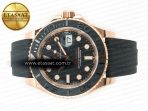 Rolex Yacht-Master 126655 ARF RG/Tungsten1:1 Best Edition on Oysterflex Rubber Strap VR3235(Gain Weight ) - Görsel 9
