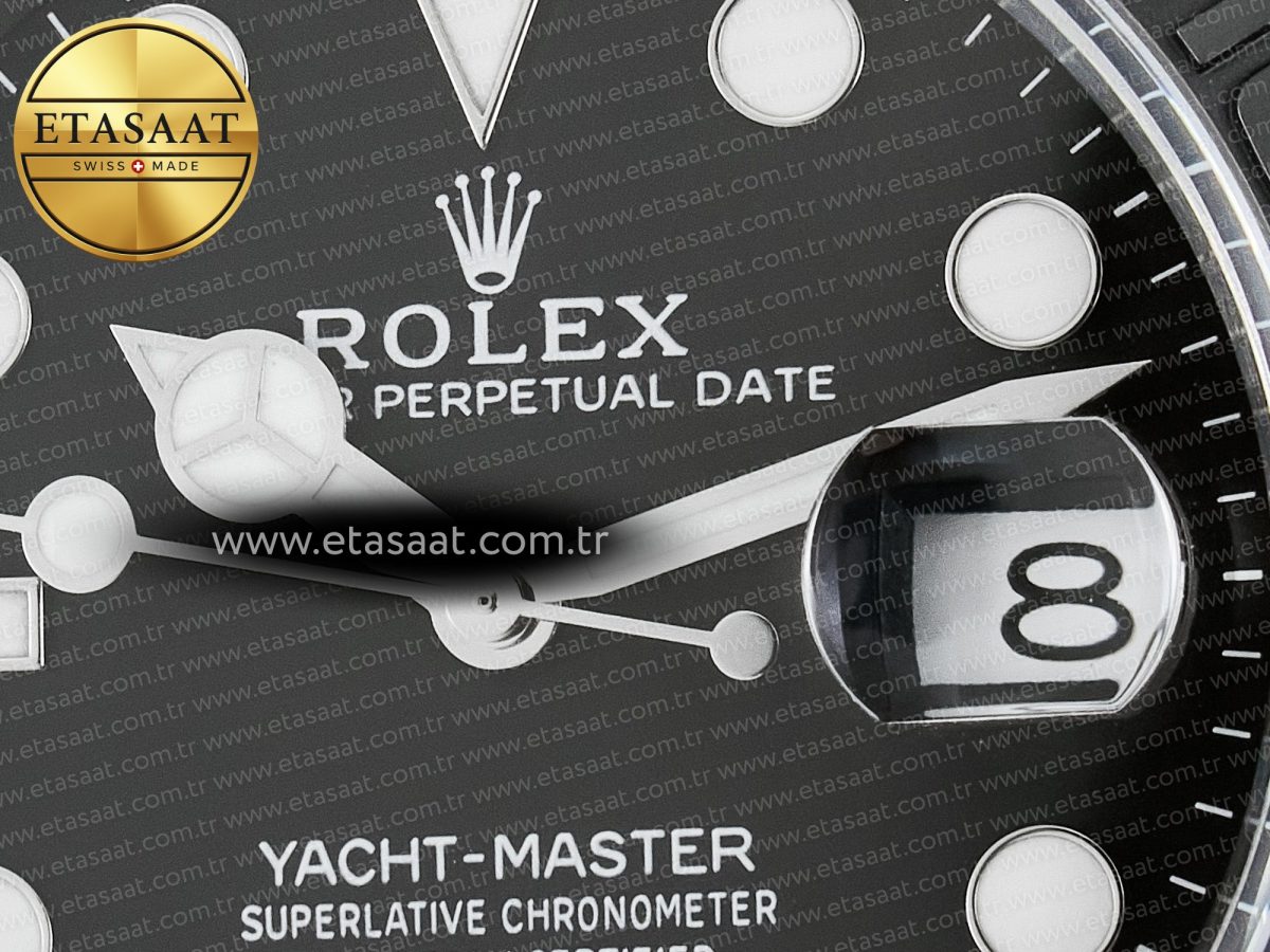 Rolex Yacht-Master 226627 Black Dial on Titanium Bracelet VR3235 - Görsel 11