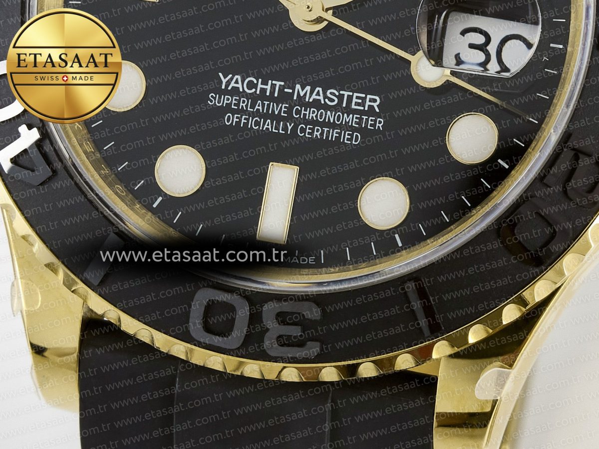 Rolex Yacht-Master 226658 Black Dial On Oysterflex VR3235 - Görsel 13