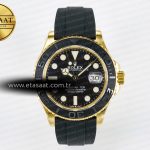 Rolex Yacht-Master 226658 Siyah Kadran Oysterflex VR3235 Eta Saat - Görsel 4 - 1:1 Süper Klon Saat