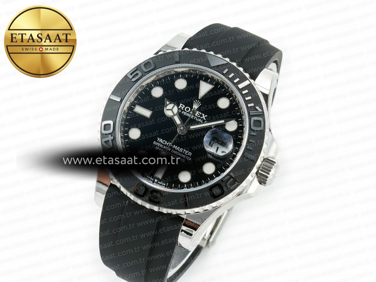 Rolex Yacht-Master 226659 ARF 1:1 Best Edition Black Ceramic Bezel on Oysterflex Rubber Strap VR3235 (Gain Weight) - Görsel 1