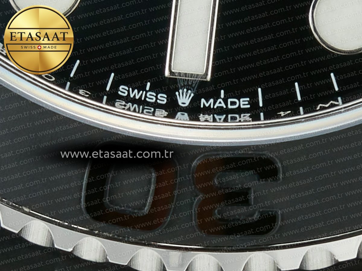Rolex Yacht-Master 226659 ARF 1:1 Best Edition Black Ceramic Bezel on Oysterflex Rubber Strap VR3235 (Gain Weight) - Görsel 13