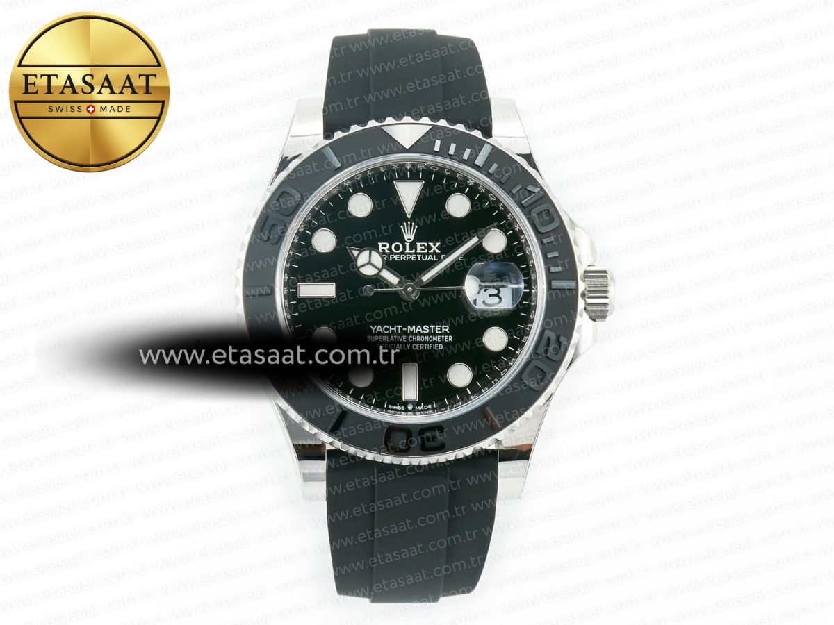 Rolex Yacht-Master 226659 ARF 1:1 Best Edition Black Ceramic Bezel on Oysterflex Rubber Strap VR3235 (Gain Weight) - Görsel 3