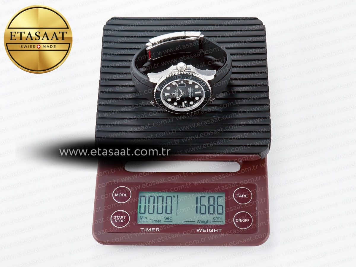 Rolex Yacht-Master 226659 ARF 1:1 Best Edition Black Ceramic Bezel on Oysterflex Rubber Strap VR3235 (Gain Weight) - Görsel 34