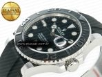 Rolex Yacht-Master 226659 ARF 1:1 Best Edition Black Ceramic Bezel on Oysterflex Rubber Strap VR3235 (Gain Weight) - Görsel 6