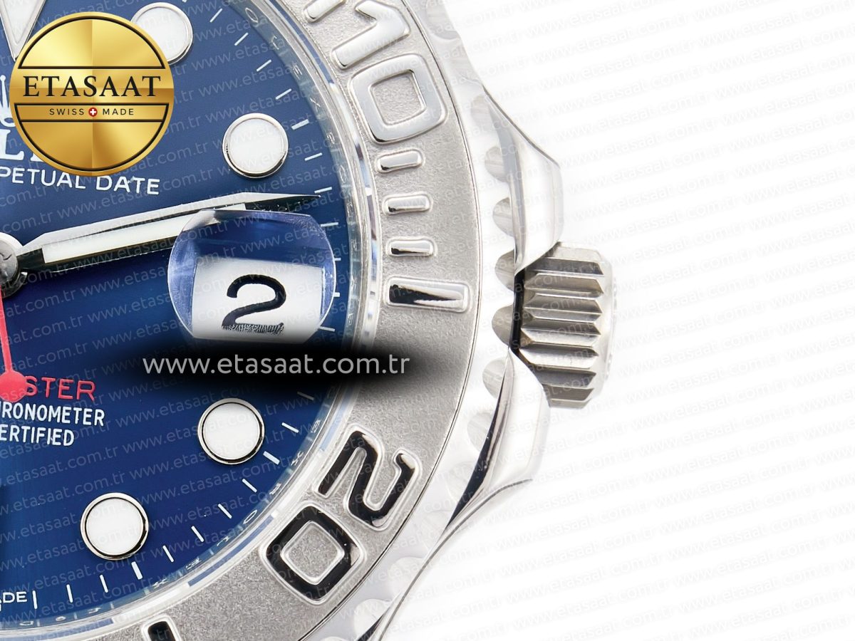 Rolex Yacht-Master 37mm 268622 ARF 1:1 Best Edition Blue Dial 904L SS Case and Bracelet A2824 - Görsel 11