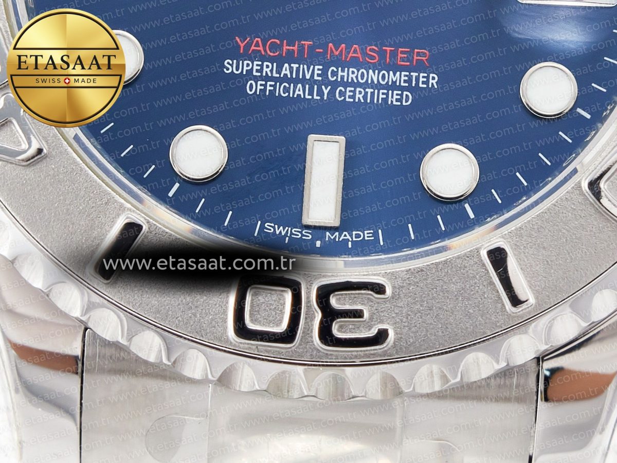 Rolex Yacht-Master 37mm 268622 ARF 1:1 Best Edition Blue Dial 904L SS Case and Bracelet A2824 - Görsel 12
