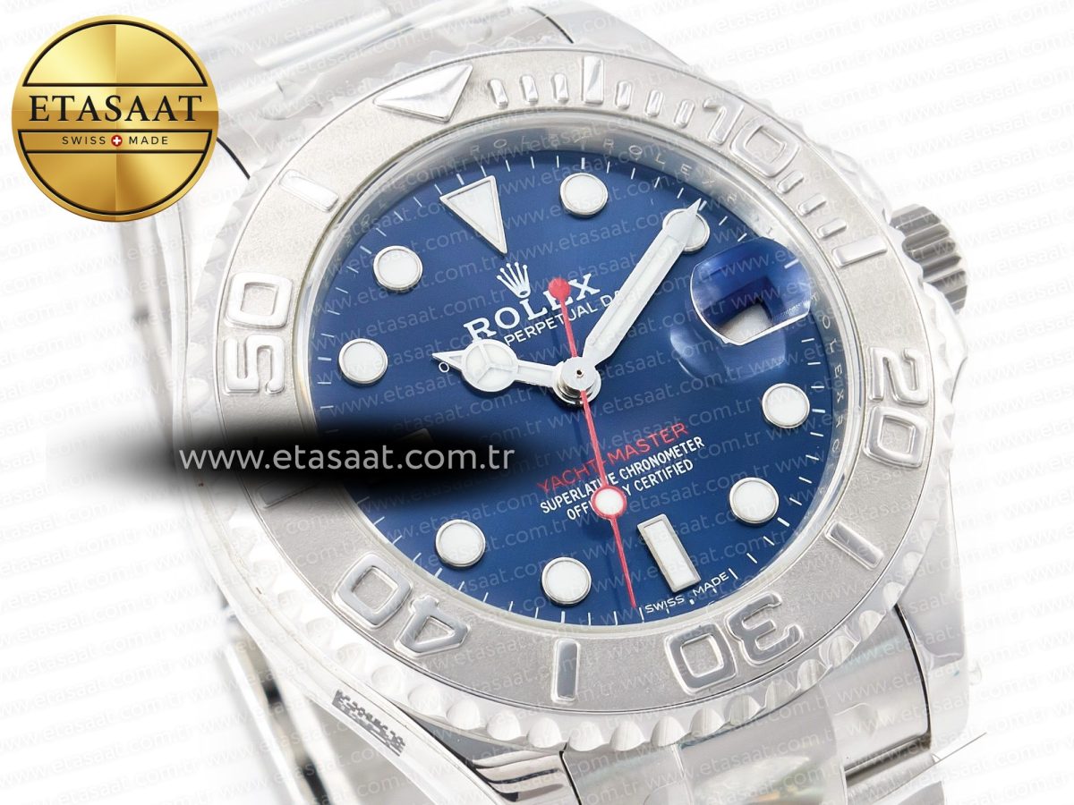 Rolex Yacht-Master 37mm 268622 ARF 1:1 Best Edition Blue Dial 904L SS Case and Bracelet A2824 - Görsel 5