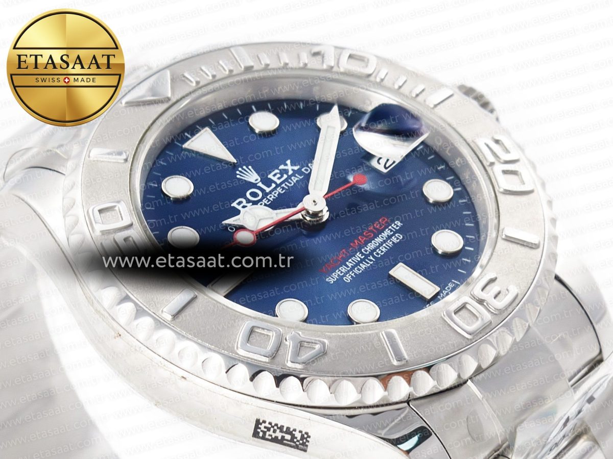 Rolex Yacht-Master 37mm 268622 ARF 1:1 Best Edition Blue Dial 904L SS Case and Bracelet A2824 - Görsel 7