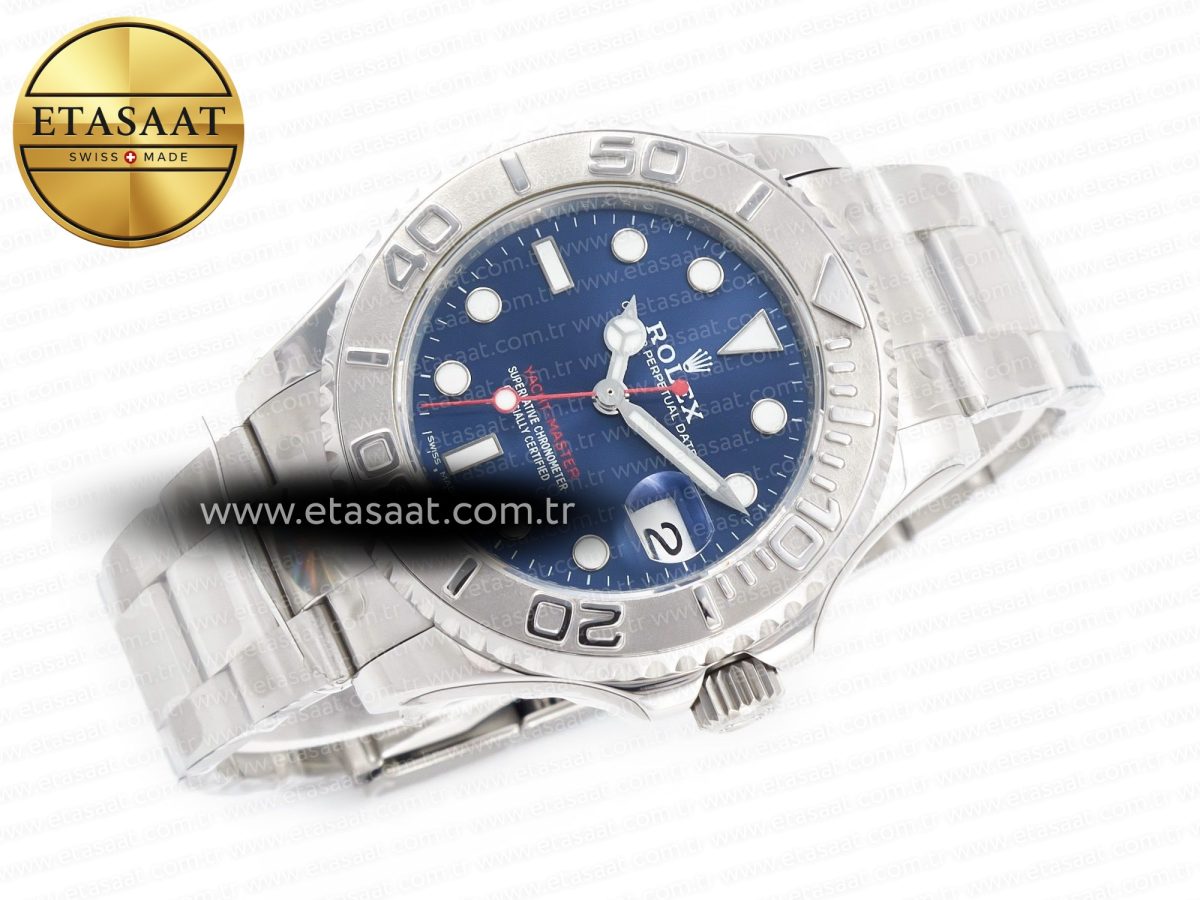 Rolex Yacht-Master 37mm 268622 ARF 1:1 Best Edition Blue Dial 904L SS Case and Bracelet A2824 - Görsel 8