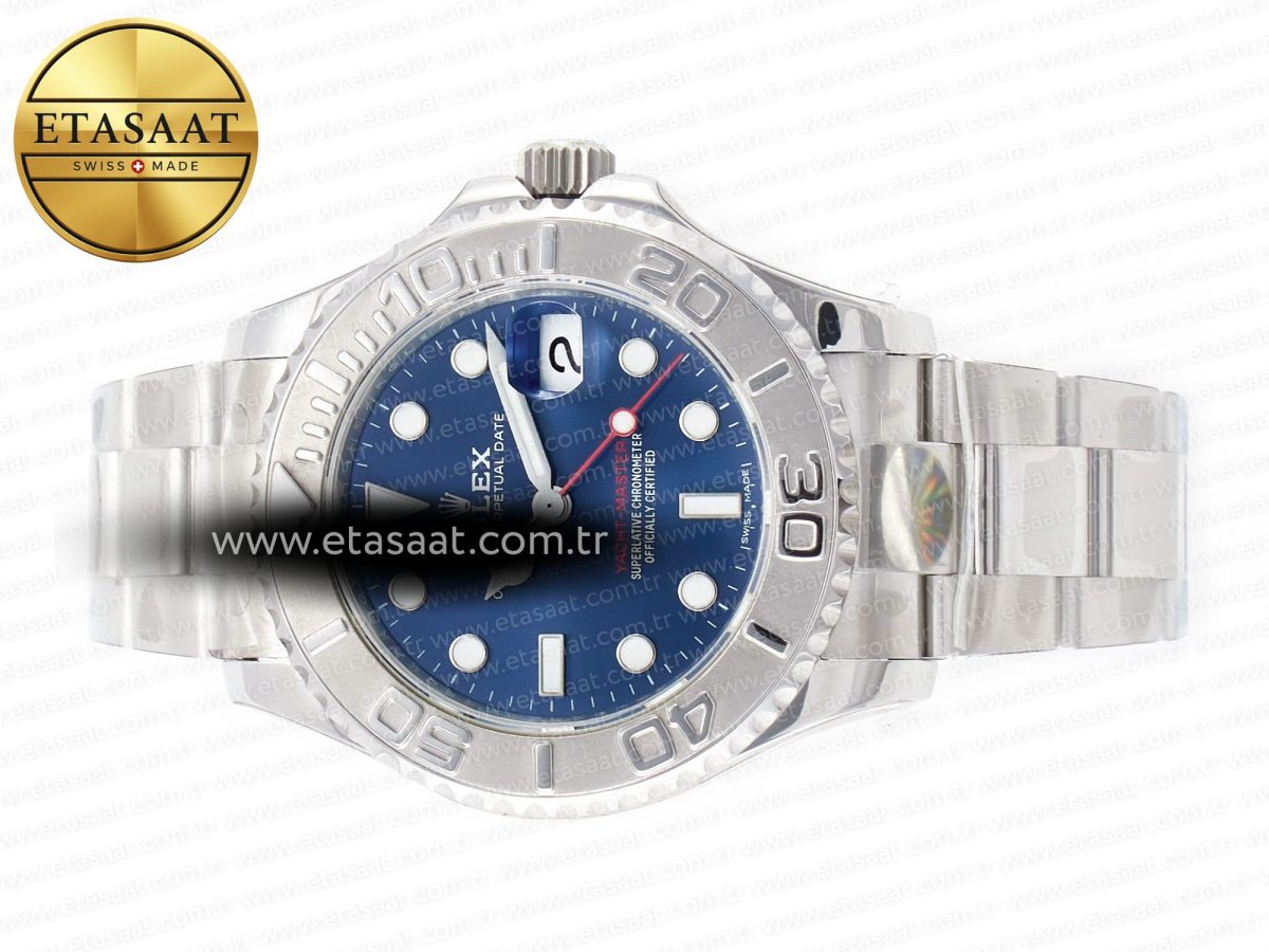 Rolex Yacht-Master 37mm 268622 ARF 1:1 Best Edition Blue Dial 904L SS Case and Bracelet A2824 - Görsel 9