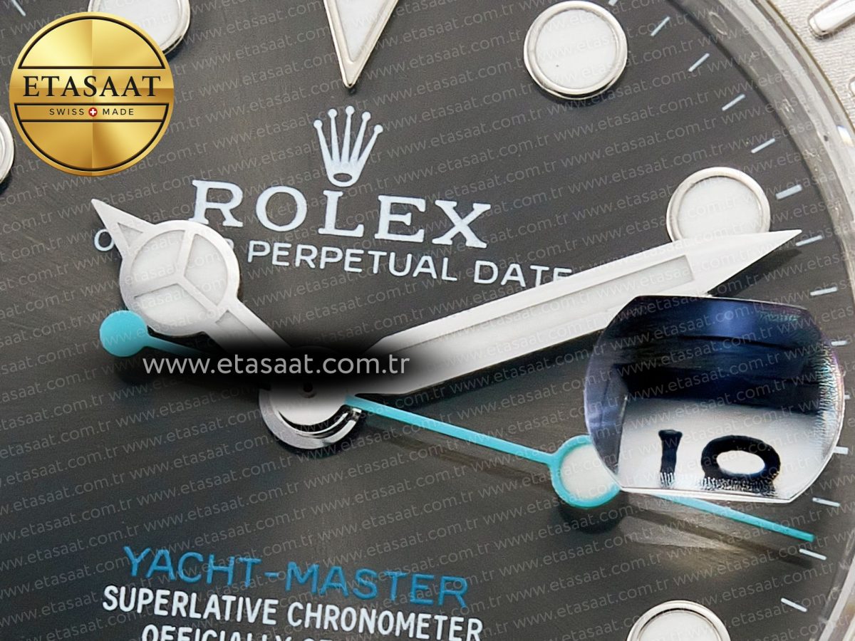 Rolex Yacht-Master 37mm 268622 ARF 1:1 Best Edition Gray Dial 904L SS Case and Bracelet A2824 - Görsel 10