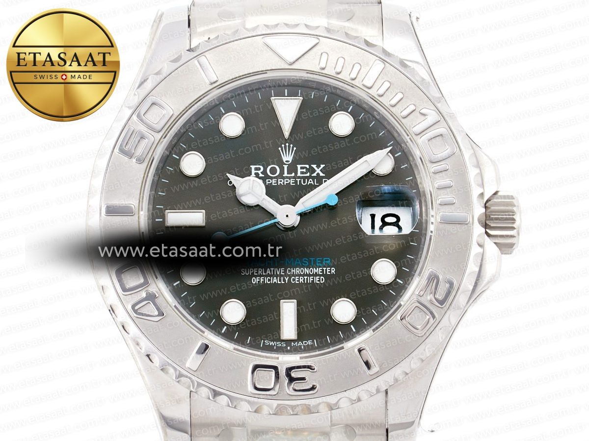 Rolex Yacht-Master 37mm 268622 ARF 1:1 Best Edition Gray Dial 904L SS Case and Bracelet A2824 - Görsel 4