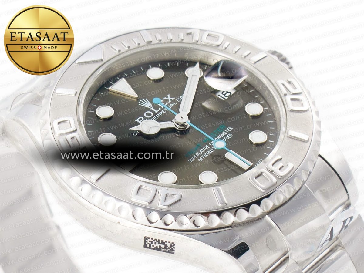 Rolex Yacht-Master 37mm 268622 ARF 1:1 Best Edition Gray Dial 904L SS Case and Bracelet A2824 - Görsel 7