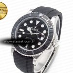 Rolex Yacht-Master 42mm 226659 VSF 1:1 Best Edition 3D Black Ceramic Bezel on Black Rubber Strap VS3235