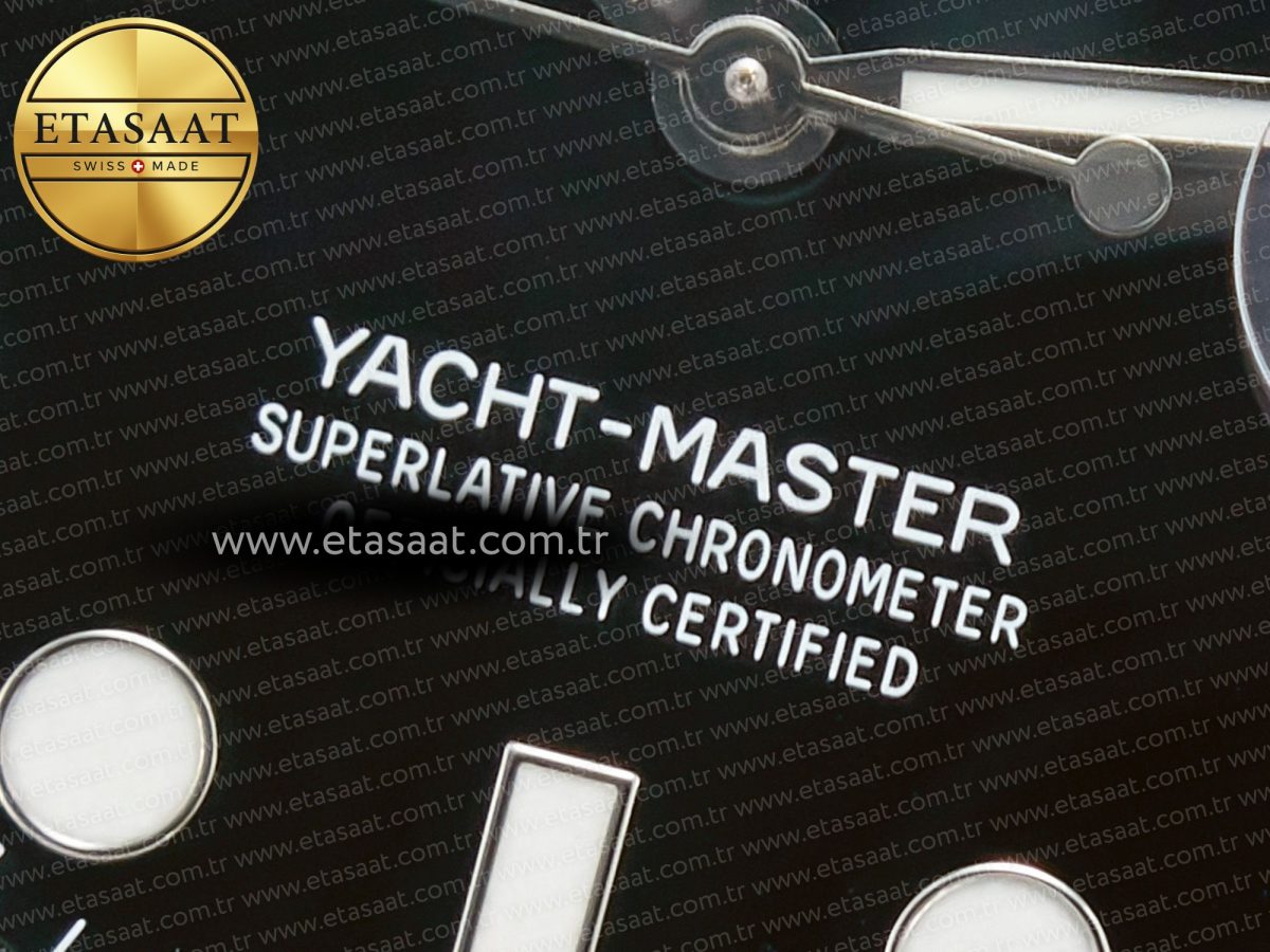 Rolex Yacht-Master 42mm 226659 VSF 1:1 Best Edition 3D Black Ceramic Bezel on Black Rubber Strap VS3235 - Görsel 12