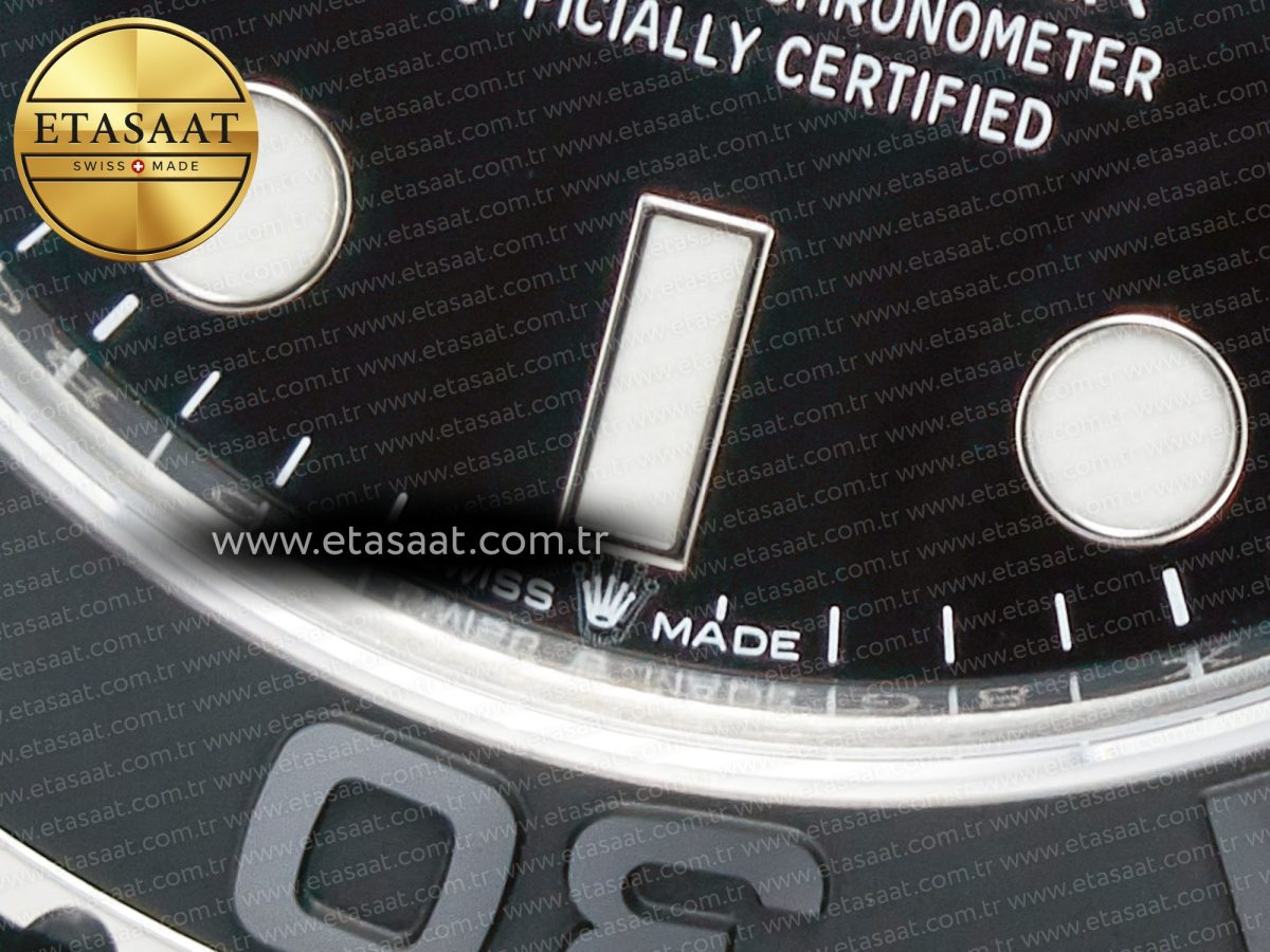 Rolex Yacht-Master 42mm 226659 VSF 1:1 Best Edition 3D Black Ceramic Bezel on Black Rubber Strap VS3235 - Görsel 13