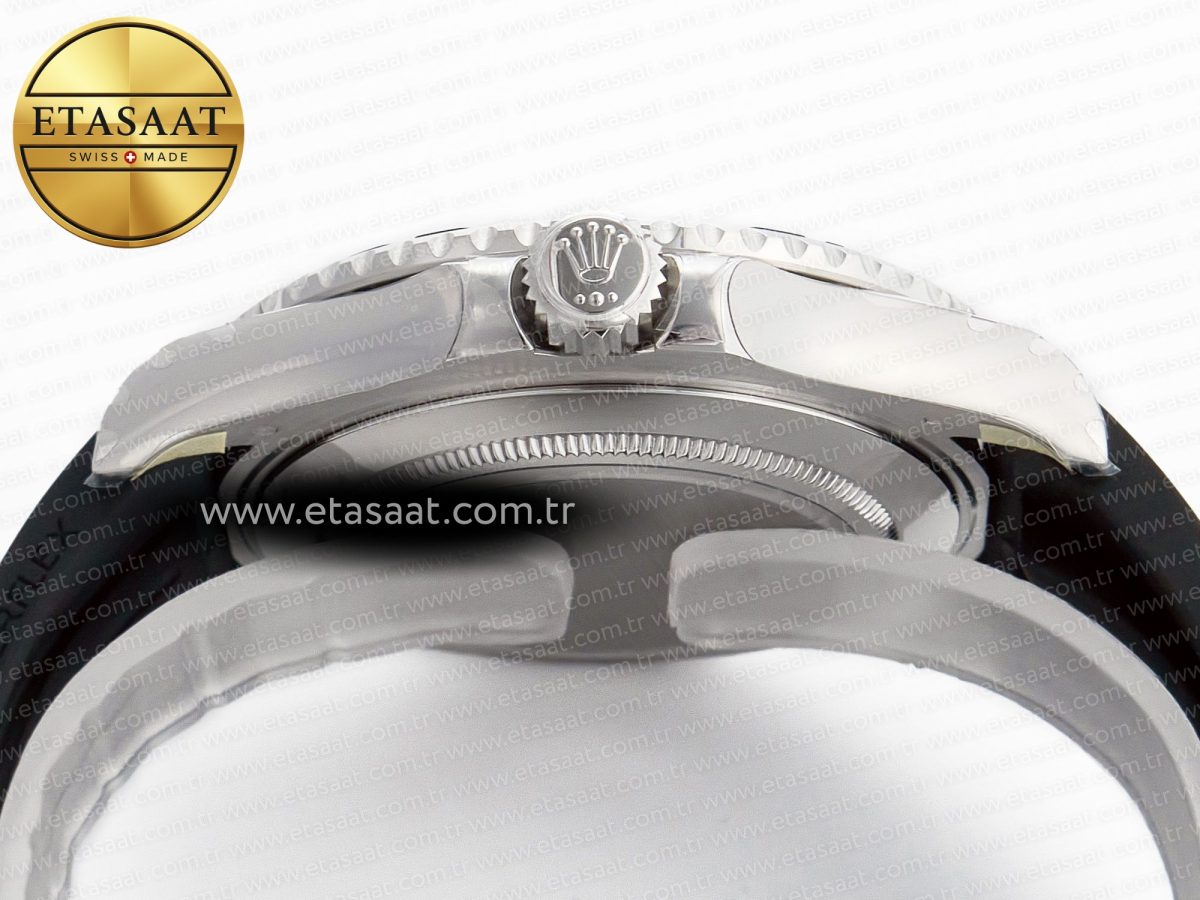 Rolex Yacht-Master 42mm 226659 VSF 1:1 Best Edition 3D Black Ceramic Bezel on Black Rubber Strap VS3235 - Görsel 15