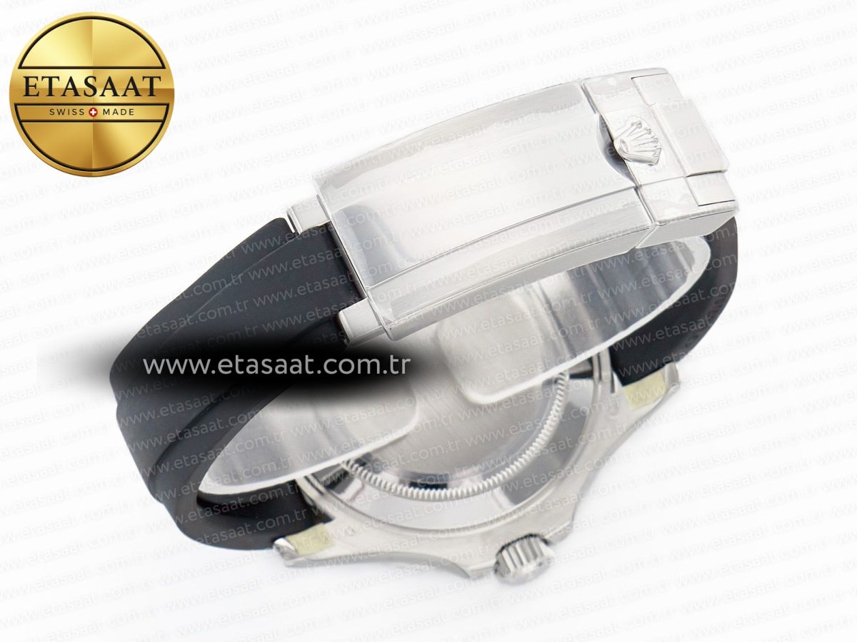 Rolex Yacht-Master 42mm 226659 VSF 1:1 Best Edition 3D Black Ceramic Bezel on Black Rubber Strap VS3235 - Görsel 16