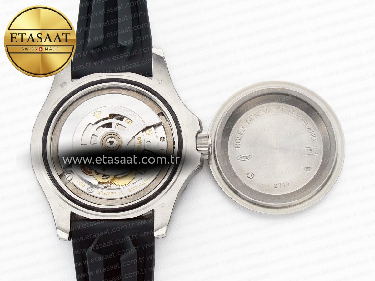 Rolex Yacht-Master 42mm 226659 VSF 1:1 Best Edition 3D Black Ceramic Bezel on Black Rubber Strap VS3235 - Görsel 18