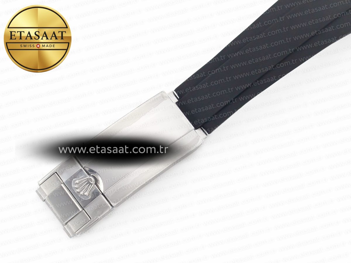 Rolex Yacht-Master 42mm 226659 VSF 1:1 Best Edition 3D Black Ceramic Bezel on Black Rubber Strap VS3235 - Görsel 27