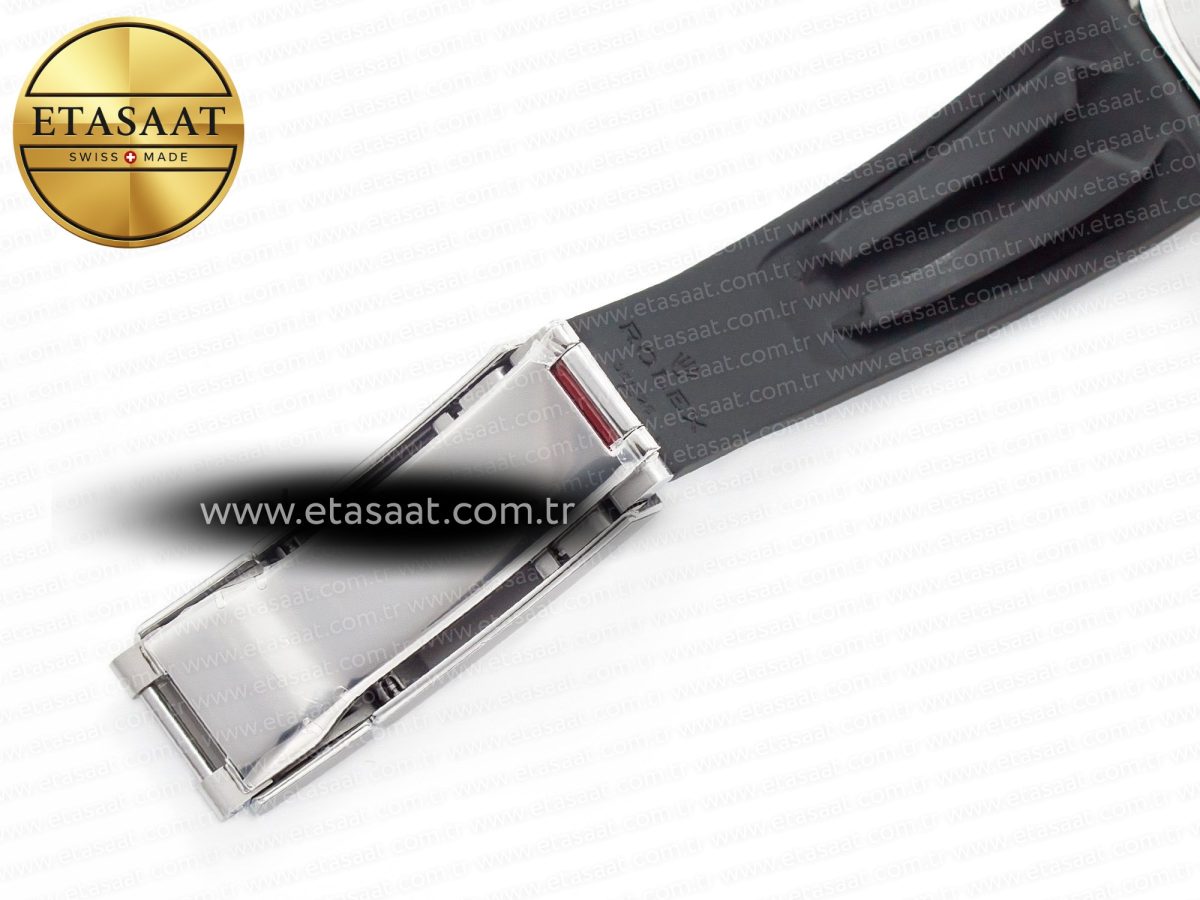 Rolex Yacht-Master 42mm 226659 VSF 1:1 Best Edition 3D Black Ceramic Bezel on Black Rubber Strap VS3235 - Görsel 28
