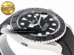 Rolex Yacht-Master 42mm 226659 VSF 1:1 Best Edition 3D Black Ceramic Bezel on Black Rubber Strap VS3235 - Görsel 7
