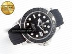 Rolex Yacht-Master 42mm 226659 VSF 1:1 Best Edition 3D Black Ceramic Bezel on Black Rubber Strap VS3235 - Görsel 8